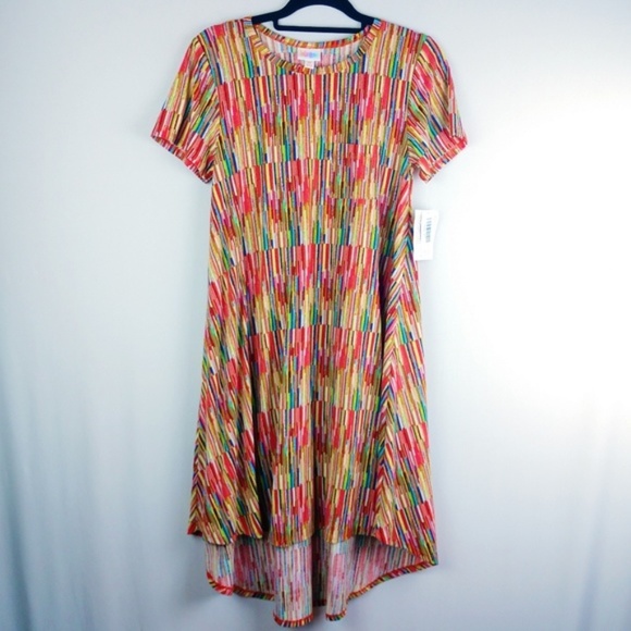 LuLaRoe Dresses & Skirts - LulaRoe Rainbow Carly Dress LuLaRoe Dresses & Skirts - LulaRoe Rainbow Carly Dress